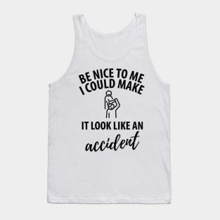 physiotherapist physical therapy gift saying funny Tank Top